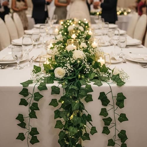 GreeneryVine 47 Pack 329 Feet Fake Vines, Ivy Garland, Artificial Leaves Leaf Greenery Hanging Foliage for Bedroom, Wall Garden Decor thumbnail 5