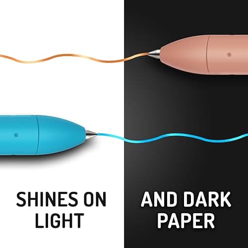 Paper Mate InkJoy Gel Pens, Metallic, Retractable, Medium Point (0.8mm), Glittery Assorted Colors, 10 Count - Arts & Crafts, Doodling, Writing, Bullet Journaling thumbnail 4