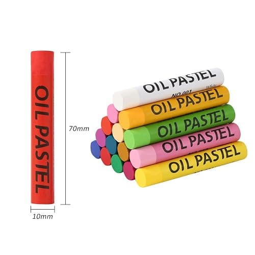 PABLUE Oil Pastels 48 Colors, Soft Oil Pastel Crayons for Drawing Blending,Layering, Shading, Art Supplies Gift for Artists, Beginners thumbnail 2