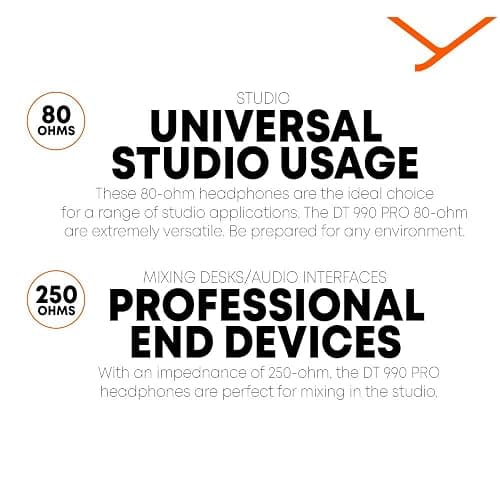 beyerdynamic DT 990 Pro Over-Ear Studio Monitor Headphones - Open-Back Stereo Construction, Wired (80 Ohm, Black (Limited Edition)) thumbnail 6
