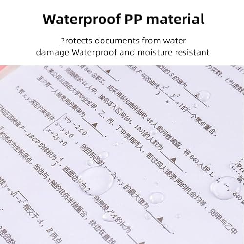 DZOZO A3 Diamond Painting Storage & Display Book with 30 Clear Pockets A3 Diamond Painting Folder for Storage Diamond Painting Pictures - Pink - 42cm x 32cm x 1.8cm(30 pages) thumbnail 8