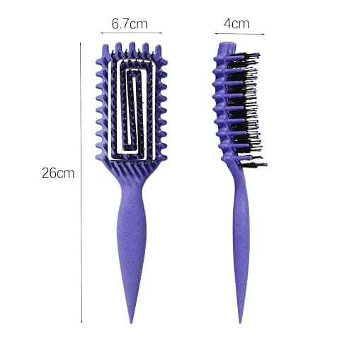Curly Hair Brush Candybrush Curl Defining Brush for Detangling Shaping and Defining Curls for Women, Men, Wet & Dry Hair (Purple) thumbnail 4