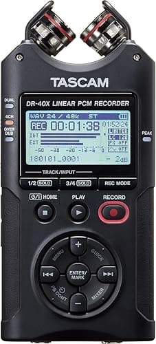 TASCAM DR-40X Portable Recorder