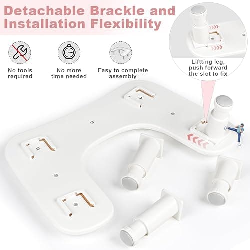 Arm Rest for Nails Tech,Height-Adjustable U Shaped Manicure Nail Arm Rest,Big Microfiber PU Leather Hand Rest for Nails Tech, Professional Salon Manicure Arm Rest Cushion(White) thumbnail 4