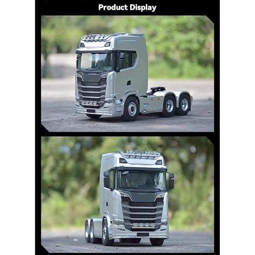 Hmhetay 770S 1/18 RC Semi Trailer, 6x4 Heavy Duty Tractor Truck with Rear Wheel Drive, Adult Collectible Model (1501) thumbnail 2