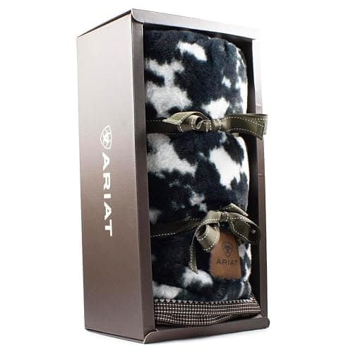 ARIAT Snuggle Blanket, 50" x 60" | Lightweight Comfy Soft Cozy Warm Fluffy Throw Blanket in Beautiful Gift Box - Image 1