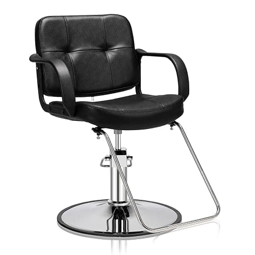 OmySalon Salon Styling Chair Heavy Duty for Stylist Hair Cutting, Hydraulic Barber Swivel Chair, Hairdressing Tattoo Beauty Spa Equipment - Image 1