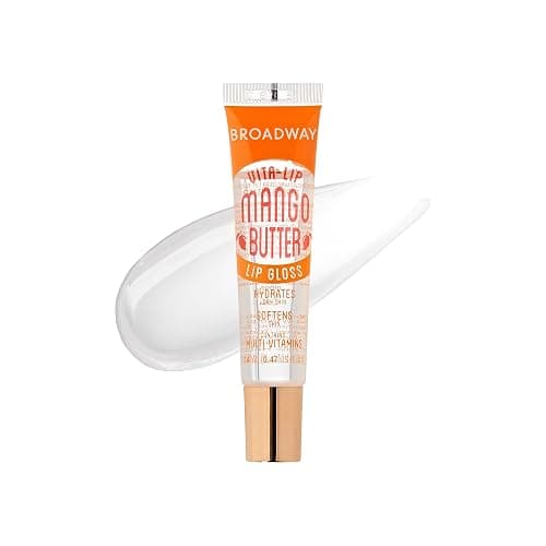 Ruby Kisses Broadway Vita-Lip Clear Lip Gloss (Mango Butter 6 Pack), Ultra-Hydrating & Soothing Formula with Multi-Vitamin Oils, High-Shine Non-Sticky Finish, Nourishing Glossy Lip Balm Softens Skin thumbnail 8