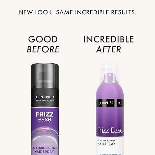 John Frieda Frizz Ease Moisture Barrier Hairspray, Firm Hold Hairspray, Seals Out Moisture, Blocks Frizz, Protects Against Heat, and Keeps Hair Straight with Long-Lasting Hold, 12 Oz thumbnail 2