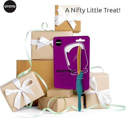 OTOTO Splatypus Jar Spatula for Scooping and Scraping - Unique Fun Cooking Kitchen Gadgets for Foodies - BPA-free & 100% Food Safe - Crepe Spreader thumbnail 6