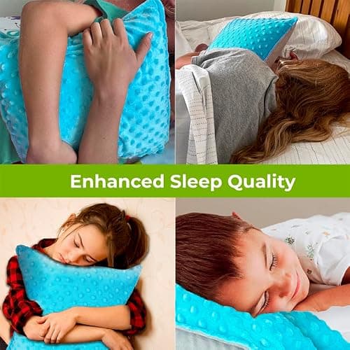 Bright Autism Hugger Pillow for Sensory Needs- Calming Vibrating Pillow for Kids. Therapy Relaxing Tool That Helps Children to Soothe Stress or Anxiety. The Perfect Sleep aid for a Sensory Room. thumbnail 8