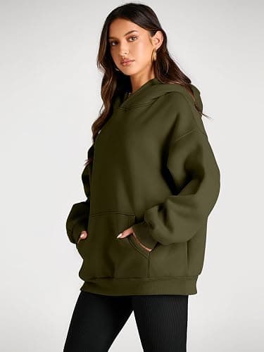 Trendy Queen Womens Oversized Hoodies Fleece Sweatshirts Fall Fashion Pullover Sweaters Winter Clothes thumbnail 3