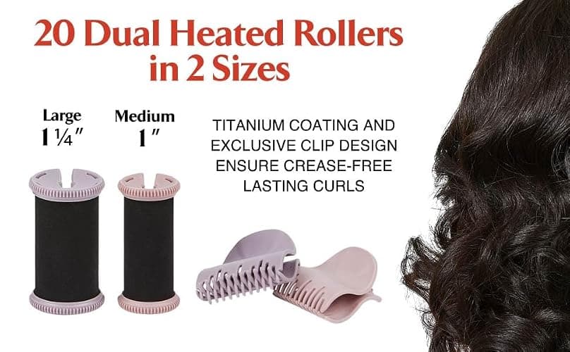 Remington Pro Hair Setter Hot Rollers, Curlers With Thermaluxe Advanced Thermal Technology thumbnail 3