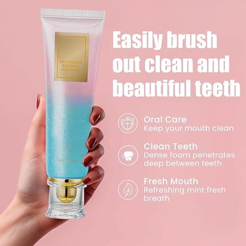 Niacinamide Toothpaste,Niacinamide Intensive Toothpaste,Fresh Breath Toothpastes, Remove Tooth Stains (3.8oz) - 1 thumbnail 3