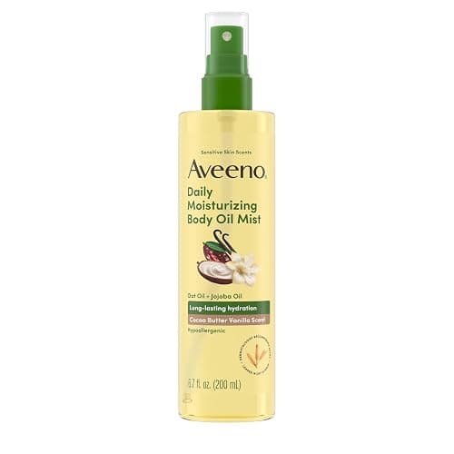 Aveeno Daily Moisturizing Body Oil Mist, Cocoa Butter Vanilla Scent, 6.7 fl. oz - Image 1