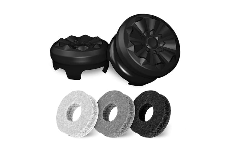 KontrolFreek Aim Boost Kit for PlayStation 5 (PS5) and PlayStation 4 (PS4) Controller | Includes Performance Thumbsticks and Precision Rings | Black Galaxy Edition thumbnail 3