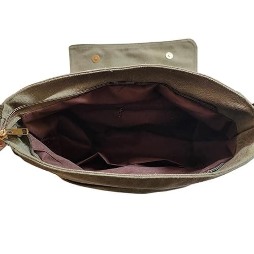 Men's Korean Canvas Bag Men's Shoulder Bag Men's Large Capacity Computer Casual Bag thumbnail 6