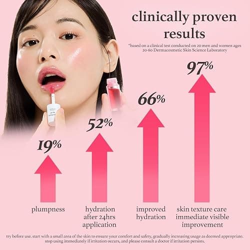 NOONI Korean Lip Oil - Applecherry | Long-Lasting, Moisturizing, Plumping, Revitalizing for Dry Lips, Waterproof, No Peel Off, Hydrating, Nourishing Crystal Clear, Stocking Stuffers, 0.12 FL Oz thumbnail 4