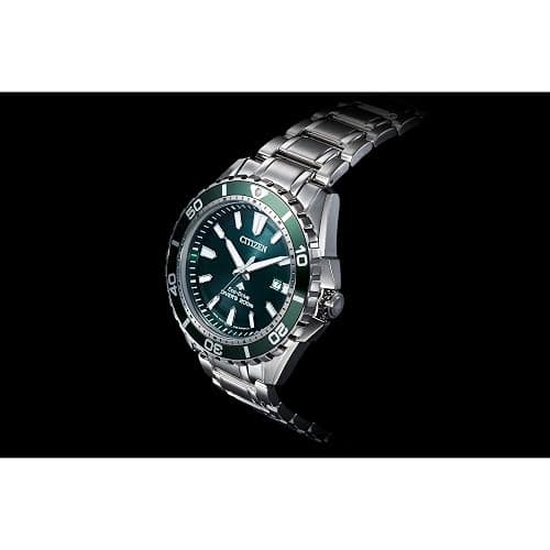 Citizen Men's Promaster Sea Eco-Drive Stainless Steel Watch, 3-Hand Date, One-Way Rotating Bezel, ISO Compliant, Luminous Hands and Markers thumbnail 6