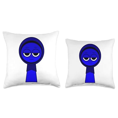 Jevin from Sprunki! Throw Pillow thumbnail 3