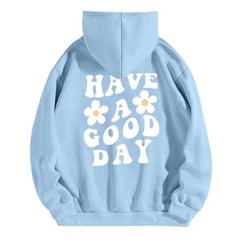 KIEKIECOO Graphic Hoodies With Designs for Teen Girls Aesthetic Cute Oversized Fall Sweatshirts Love Never Fails for Women - Image 1