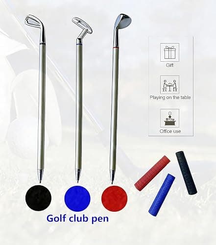 SANTA CASA Golf Pen Set & Mini Desktop Golf Putting Green Game, Funny Gifts for Golfers Adults Teens Boss Coworkers, Office Desk Toy, Stocking Stuffers, Stress Relief Gadget thumbnail 7