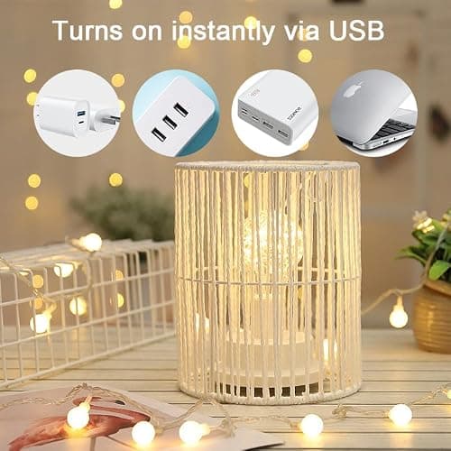 Liyade Lichterkette Innen, 7M 40LED Lichterkette Warmweiß, Kugel Lichterkette USB 5V 2700K, Ideal für Zimmer, Kinderzimmer, Balkon, Hochzeiten, Partys, Weihnachten Deko thumbnail 3
