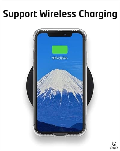 ONES for iPhone X/Xs Case Clear, Slim Soft TPU Silicone Cover for iPhone 10s / 10, Military Drop Protective Thin Phone Bumper Case with Shockproof Airbags, Yellowing Resistant, Transparent thumbnail 7