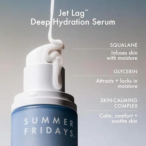 Summer Fridays Jet Lag™ Essentials - Mini Hydrating Skin Care Set With Jet Lag™ Mask, Eye Patches, Deep Hydration Face Serum & Hydration Mist - Travel Size Skincare Kit & Gift Set (4 Count) | Includes Jet Lag Face Mask, Under Eye Patches, Deep Hydration Face Serum & Mist, Travel Size Skin Care Kit & Gift Set thumbnail 5