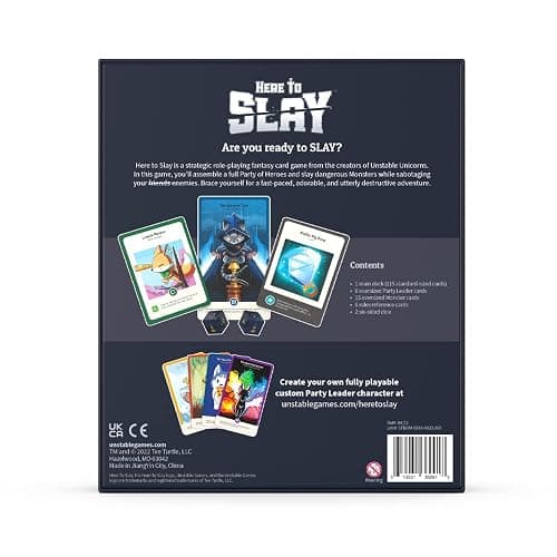 Unstable Games Here to Slay Card Game - Fantasy Adventure Strategy Game for 2-6 Players, Ages 10 and Up - Family Game Night Card Game from the Creators of Unstable Unicorns thumbnail 4
