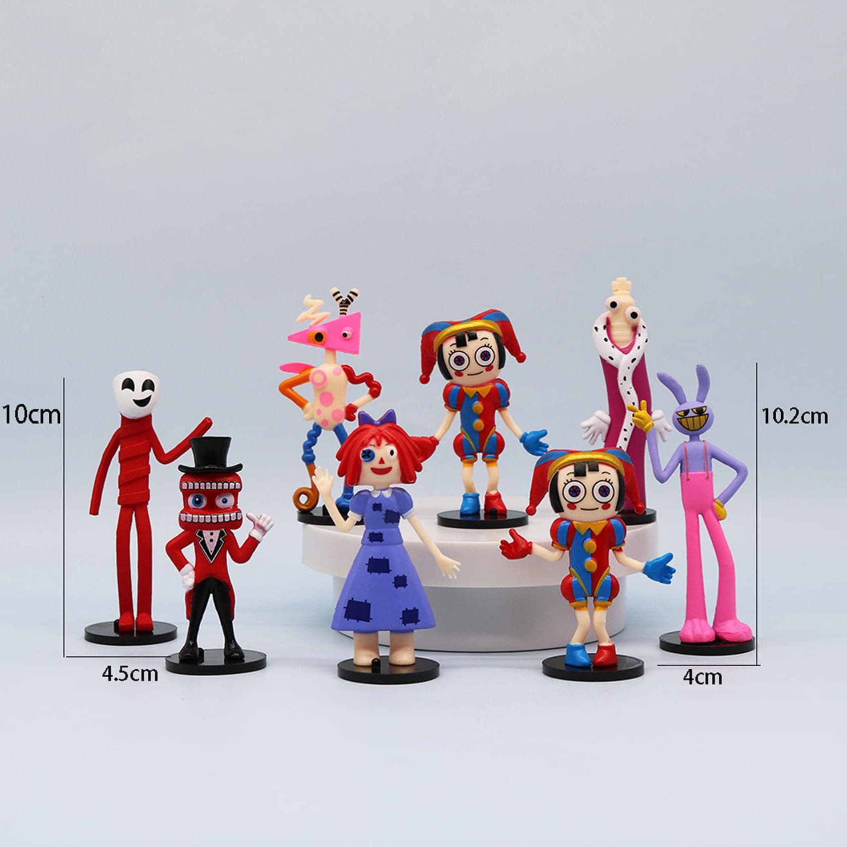 The Amazing Digital Circus Toy,8 PCS The Amazing Digital Circus Action Figure TADC Figure Set thumbnail 8