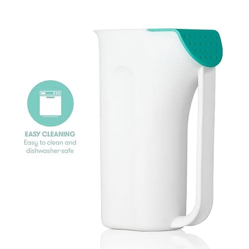 Frida Baby Control The Flow Bath Rinse Cup, Tear Free Rinser to Wash Hair and Body with Easy Grip Handle and Removable Rain Shower, Made in USA thumbnail 6
