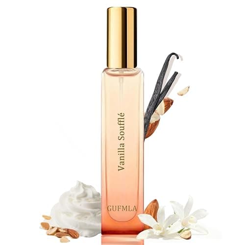 GUFMLA Pheromones Perfumes for Women, Vanilla Perfume, Long Lasting Perfume for Her - Vanilla Soufflé Scent, Travel Size 0.51fl.oz/15ml, Original Formula Eau De Parfum, Perfumes Spray for Women - Image 1
