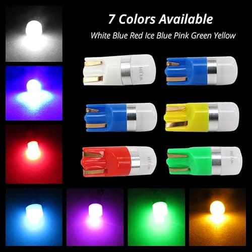 WLJH Red Instrument Panel Gauge Cluster Dash Lights Full Led Light Package Kit for Dodge Ram 1500 2500 3500 1994-2001, Pack of 20 thumbnail 5