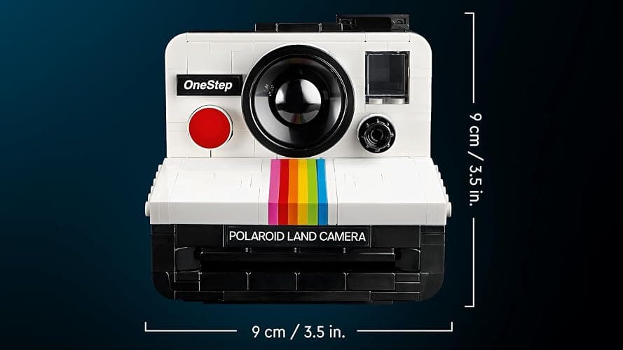 LEGO Ideas Polaroid OneStep SX-70 Camera Set for Adults, Collectible Vintage Model Kit to Build with Authentic Details, Creative Activity, Photography Gifts for Men, Women, Him, Her & Teens 21345 thumbnail 7