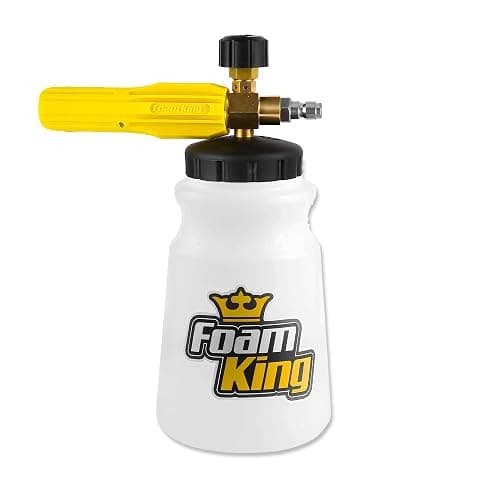 Foam King™ Foam Cannon Pressure Washer, Soap Cannon Pressure Washer, Car Wash Foam Gun Sprayer - Wide Neck, Wide Base, Heavy Duty Pressure Washer Foam Soap Dispenser, Car Detailing Snow Foam Blaster - Image 1