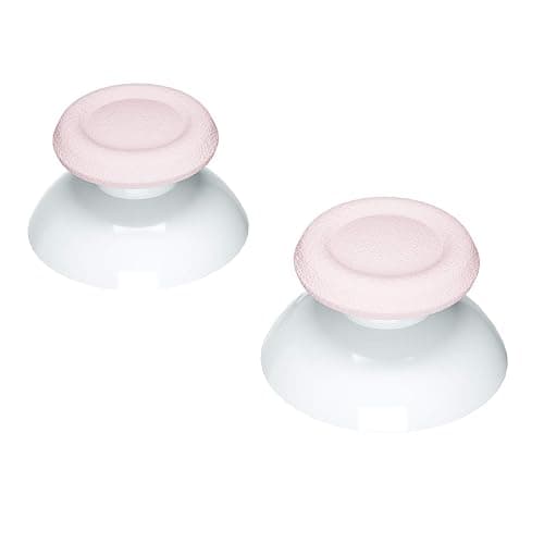eXtremeRate Cherry Blossoms Pink & White Dual-Color Replacement 3D Joystick Thumbsticks for PS5 Controller, Analog Thumb Sticks with Screwdriver for PS4 Slim Pro Controller thumbnail 4