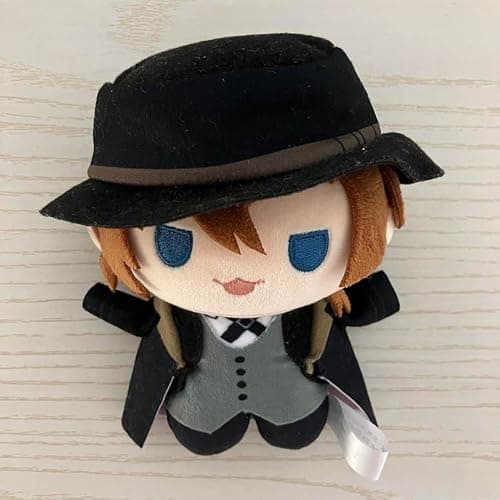 BSD Plush Chuuya Nakahara Figure BSD Dazai Plush 7.87'' Anime Plushies Ranpo Edogawa Stuffed Doll Mini Hug Pillow Cushion Sofa Decoration thumbnail 4