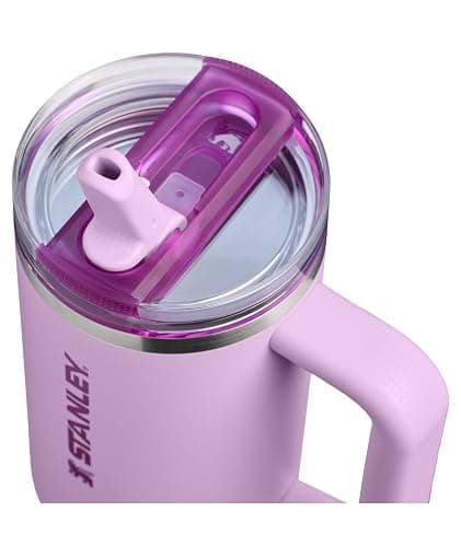 STANLEY Quencher ProTour Flip Straw Tumbler with Leakproof Lid 30 oz | Built-in Straw & Handle | Cupholder Compatible for Travel | Insulated Stainless Steel Cup | BPA-Free | Soft Orchid | Built-In Straw & Handle | Cupholder Compatible for Travel | Leakproof Insulated Stainless Steel Cup | BPA-Free thumbnail 3