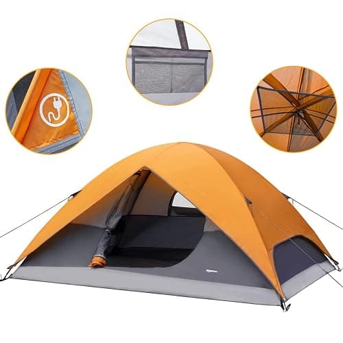 Amazon Basics Dome Camping Tent with Rainfly and Carry Bag thumbnail 2