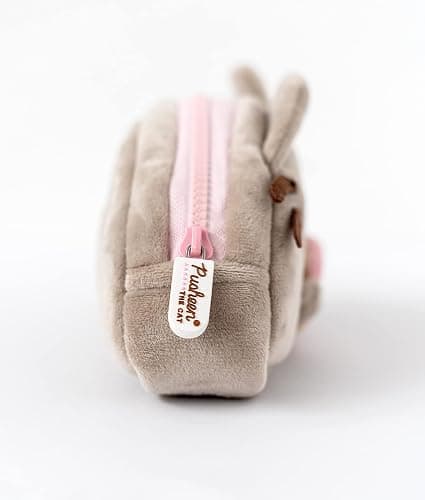 Grupo Erik Pusheen Astuccio in Peluche | Kawaii Gadget | Astuccio Scuola Portapenne, Chiusura Zip, Grafiche Ricamate, Cancelleria, Back to School, 20 x 9 x 5 cm thumbnail 5