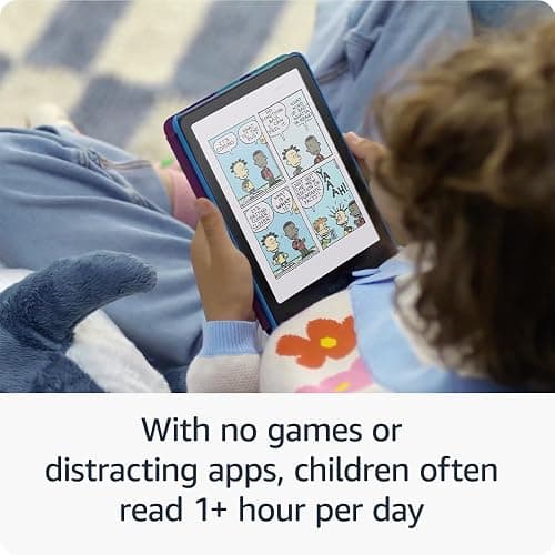 Amazon Kindle Colorsoft Kids (newest gen) | First Kindle for children in colour, with cover– 16 GB – Starlight Reading thumbnail 4