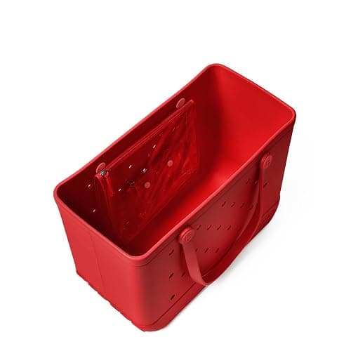 BOGG BAG - Original, Extra Large Tote Bag - 19in L x 9in W x 14in H - Lightweight, Washable, Durable - All Purpose EVA - You Red My Mind thumbnail 3