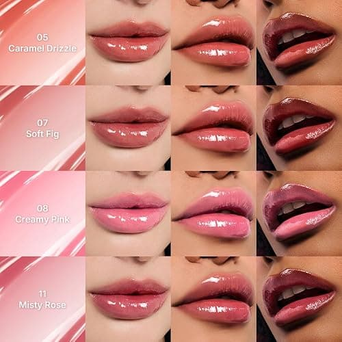 dasique Pure Water Lip Gloss #01 Coral Juice 0.09 oz | Variety of Colors | Dewy Gloss | Buildable Gloss Tesxture | Non-Sticky | K-beauty thumbnail 2