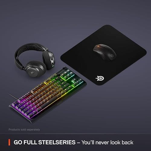SteelSeries QcK Medium Gaming Mousepad — Black — Non-Slip Silicone Rubber Base — Peak Tracking and Stability — Optimized for Gaming Sensors — 320 mm x 270 mm — FPS, MOBAs, RTS, MMO thumbnail 7