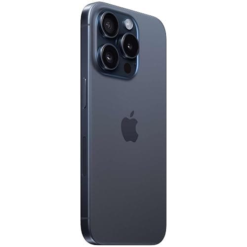 Apple iPhone 15 Pro, 128GB, Blue Titanium - Unlocked (Renewed) thumbnail 3