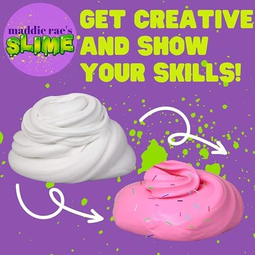 SCS Direct Maddie Rae Slime Clay (20 pk) Non-Toxic, No Mess Clay Foam Formula for Unique Creamy Butter Effects, Great for Arts & Crafts, Slime Glue Making Supplies, School Projects, Kids Gifts thumbnail 6