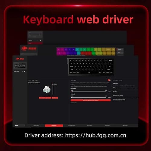 Hyekit x FGG MADLIONS MAD 68 HE RGB 60% Wired Magnetic Switch Gaming Keyboard with Adjustable Actuation, 8000 Hz Polling Rate, Rapid Trigger Mode, Hall Effect Switches, for PC/Mac, White thumbnail 4