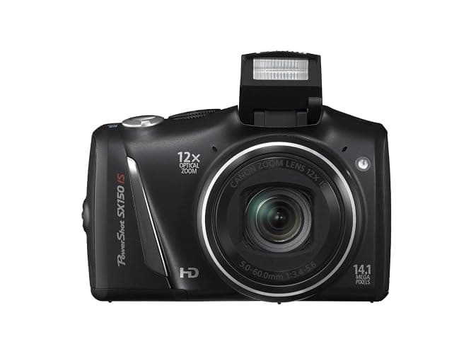 PowerShot SX150 is 14.1 MP Digital Camera with 12x Wide-Angle Optical Image Stabilized Zoom with 3.0-Inch LCD (Black) (Old Model) (Renewed) thumbnail 2