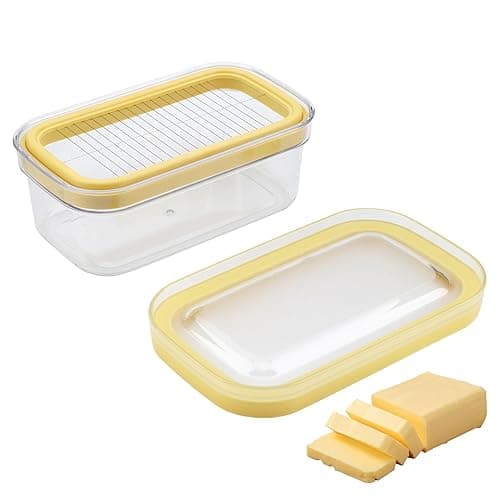 2-in-1 Butter Slicer & Storage Container, 8 oz Capacity, with Airtight Lid, Easy Slice & Store Solution for Fridge & Countertop – Perfect for Kitchen Use thumbnail 3